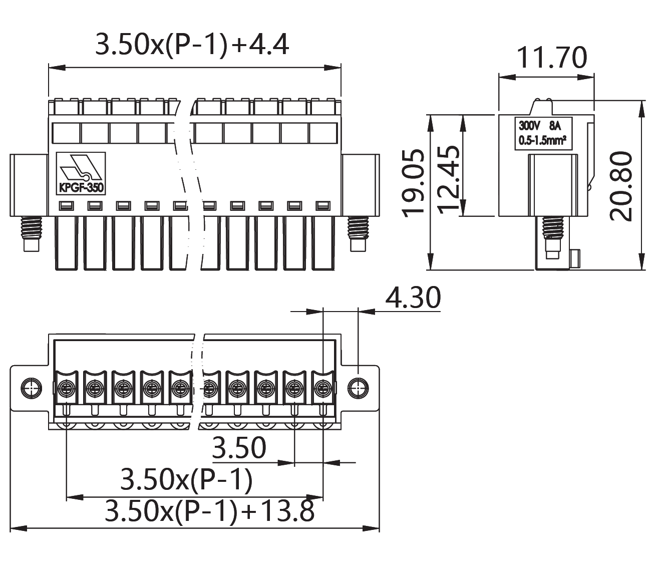 PCB Connector-PlugKPGF-350(图1) 6a28d104-0c27-4c05-a6ef-92bb8ef35a96.png