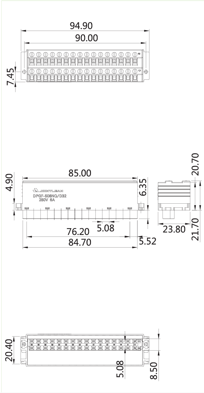Screw pluggable connectorDPGF-508NQ-D32(图1) d005cee7-0217-4ce4-b26a-c2e5d2f448ee.png