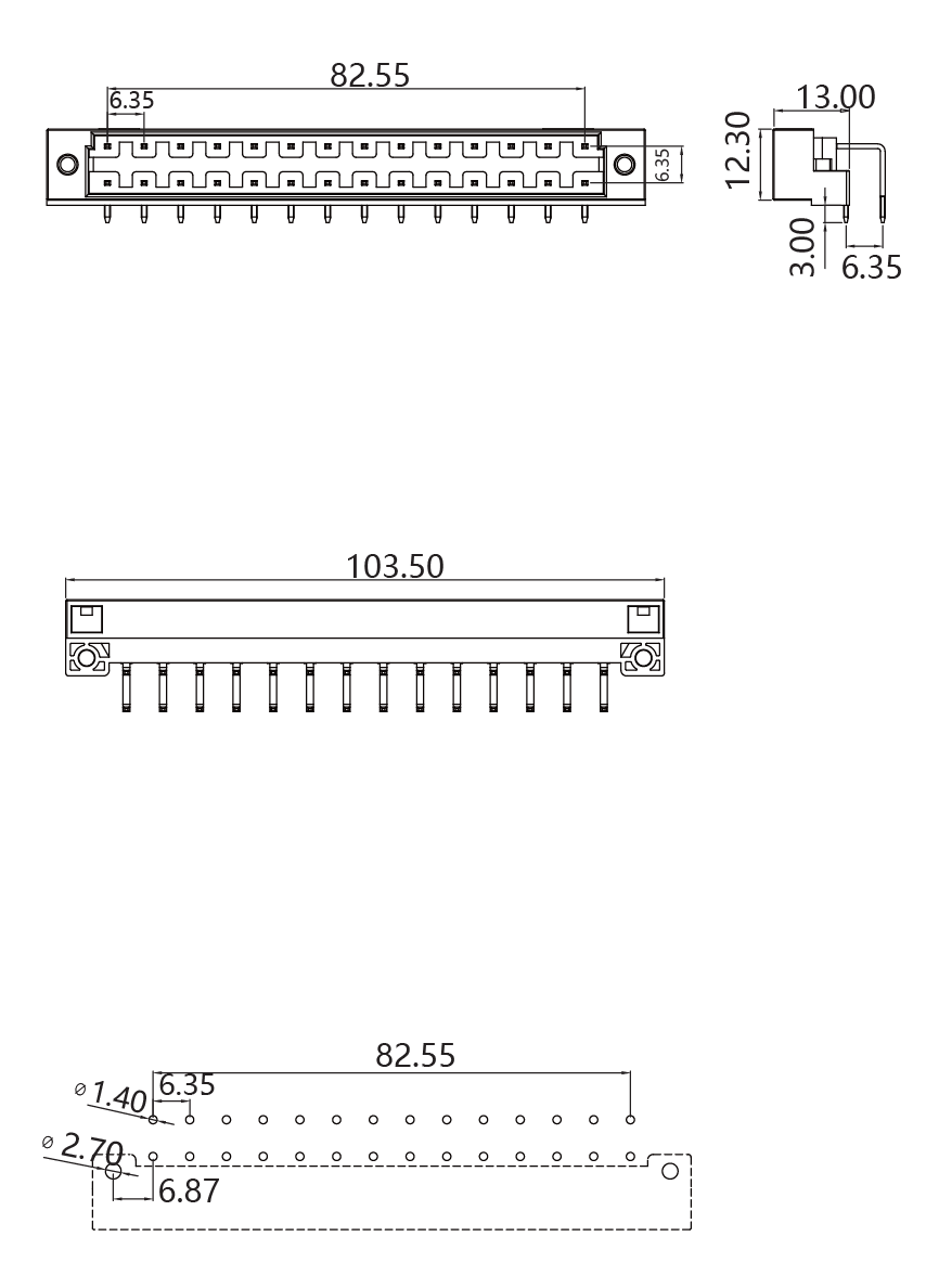 Pluggable screw-free connectorsDSTFW-635-28P(图1) 688365c1-309a-490c-b0fa-162879f74e76.png
