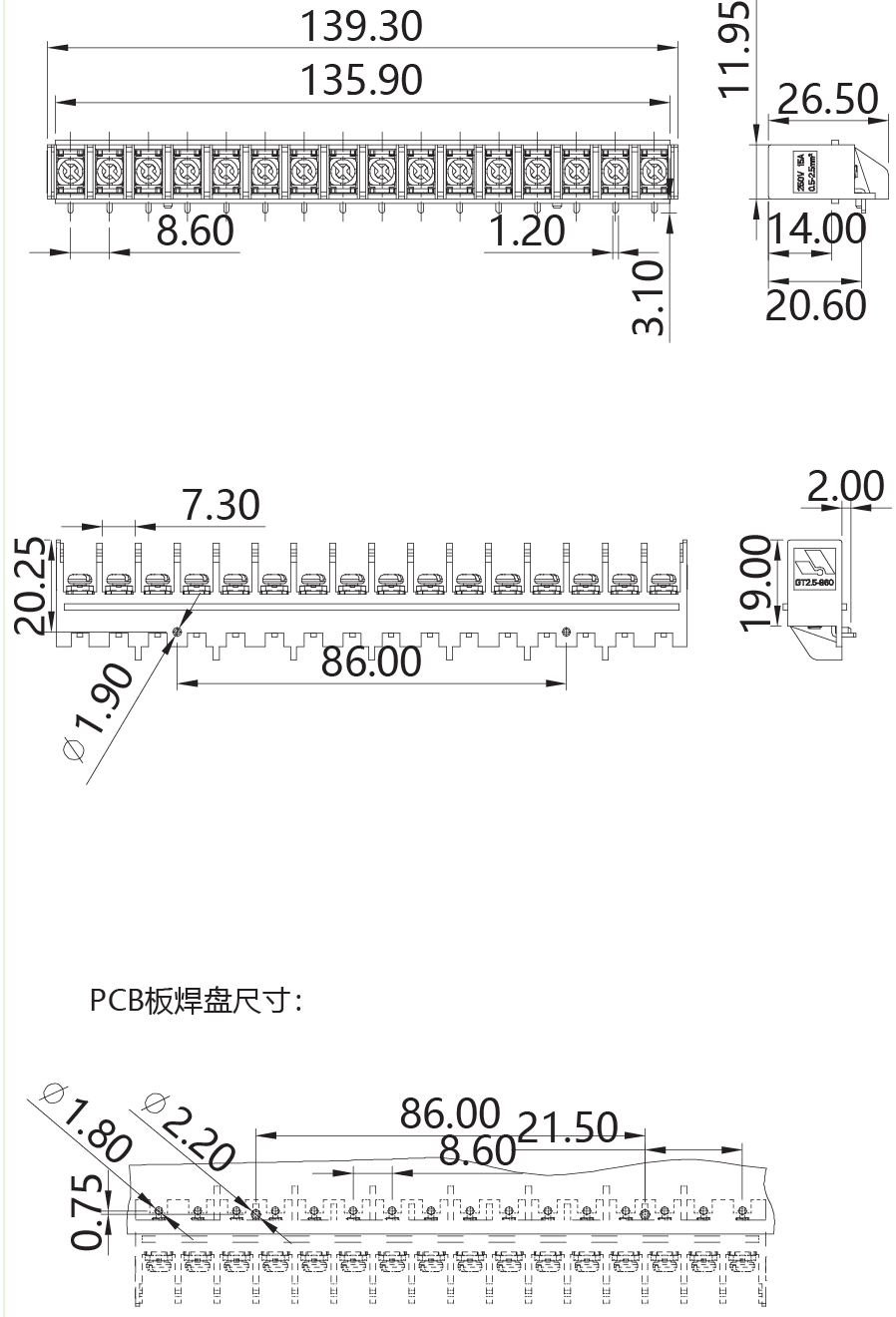 Barrier Terminal BlocksGT2.5-860-16P(图1) 7aa984dd-015e-4dee-ab6d-d78b24d93d56.png