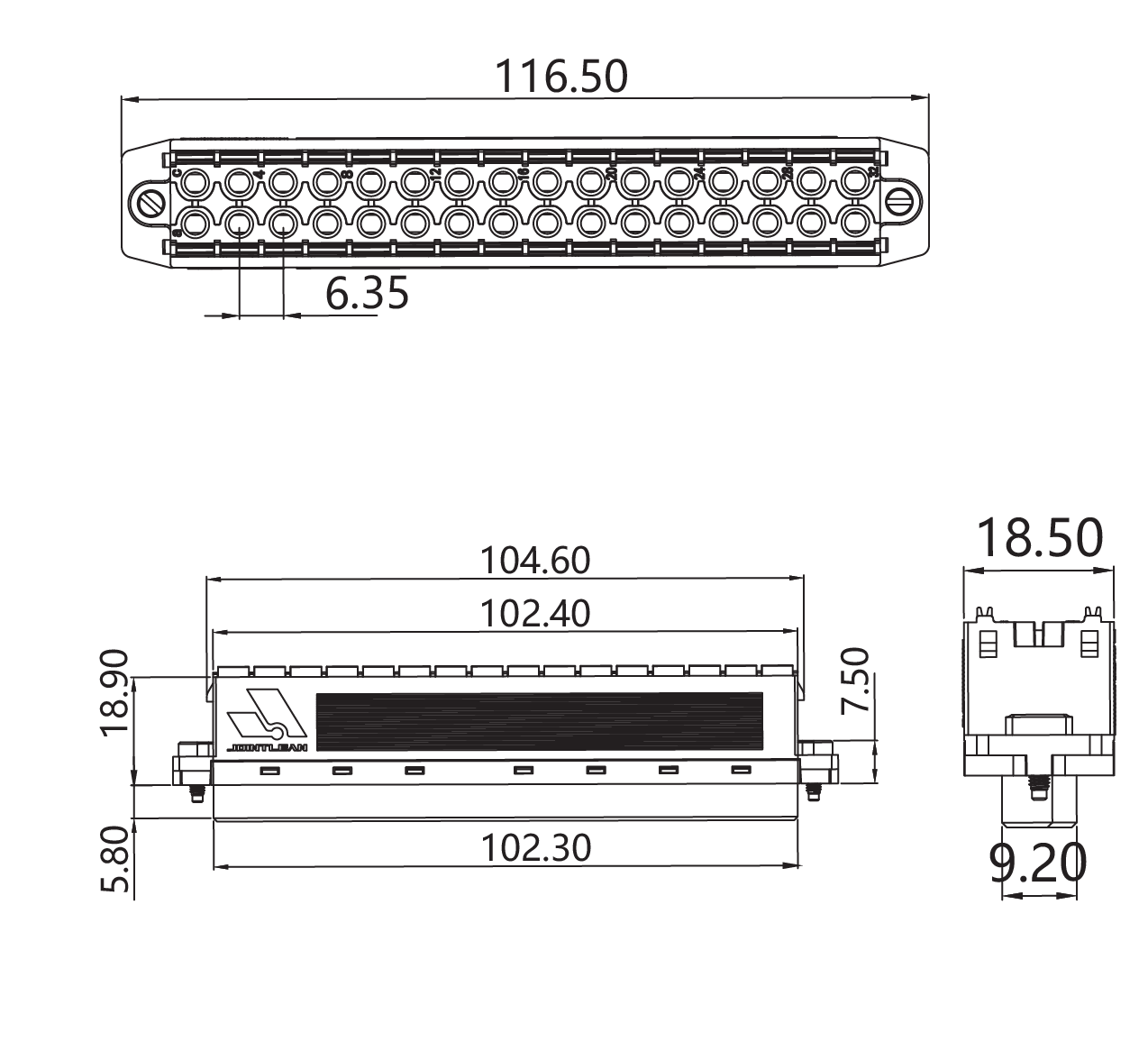 Pluggable screw-free connectorsD2KPGF-635-32P(图1) 053bdecb-0ea6-4003-9610-5f6e66e257b0.png